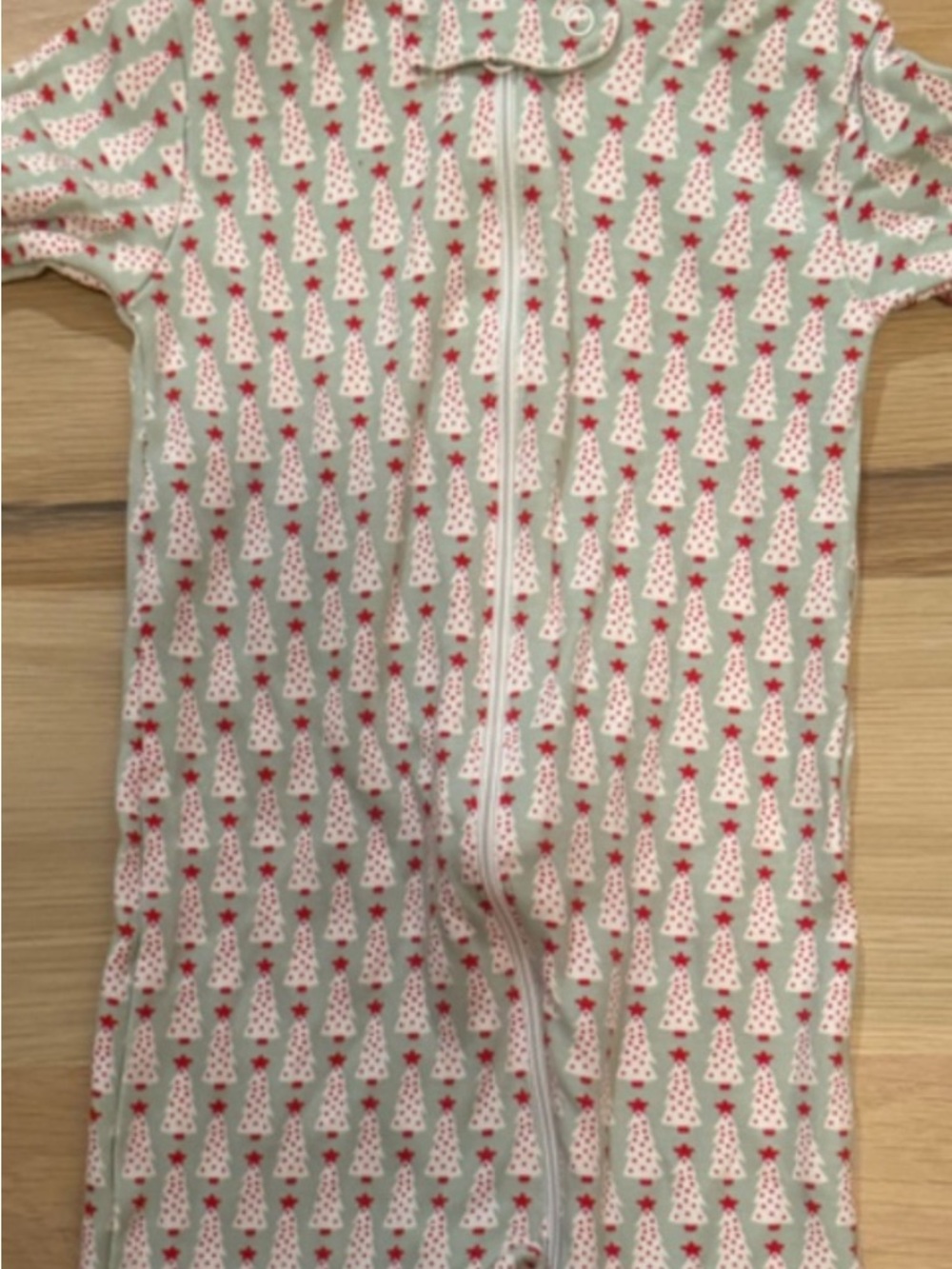 lila and hayes christmas tree onesie pajamas